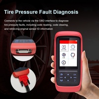Sensor Externo Programable Digital TPMS CAREUD de 5V, Medidor de Presión de Neumáticos para Automóvil, 433MHz+315MHz, Interfaz OBD, Función de Actualización WIFI