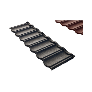 Tuile de <span class=keywords><strong>toiture</strong></span> en métal traditionnelle revêtue de pierre de 0,3 mm, antirouille, imperméable, légère, ignifuge, résistante à la chaleur, pour <span class=keywords><strong>toiture</strong></span> de villa - Product Image 6