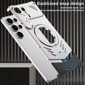 Custodia Antiurto di Sicurezza per Samsung <span class=keywords><strong>Galaxy</strong></span> Z Fold <span class=keywords><strong>7</strong></span> 6 S25 Ultra con Telaio in Lega di Alluminio e Attacco Magnetico, Supporto Auto a 360° - Product Image 2