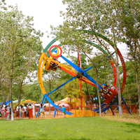 Manège en forme d'anneau de Ferris pour adultes, équipement de parc d'attractions extérieur pour projets de fêtes foraines, expérience palpitante