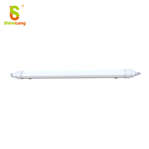 Luminaire tubulaire LED économique IP65 IK08 en polycarbonate, résistant aux intempéries, connectable, 4 pieds, 5 pieds - Product Image 1