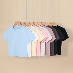 Camiseta Corta Ajustada para <span class=keywords><strong>Mujer</strong></span>, <span class=keywords><strong>de</strong></span> Algodón y Elastano, Cuello Cuadrado, Manga Corta, Sexy, Cintura Ajustada, Color Sólido, Camiseta Básica <span class=keywords><strong>de</strong></span> Verano para <span class=keywords><strong>Mujer</strong></span> - Product Image 2