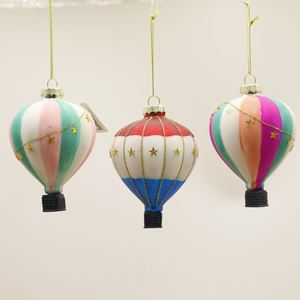 Décoration de Noël en verre de haute qualité, ornements suspendus pour arbre de Noël, décorations pour centres commerciaux et voyages - Product Image 3