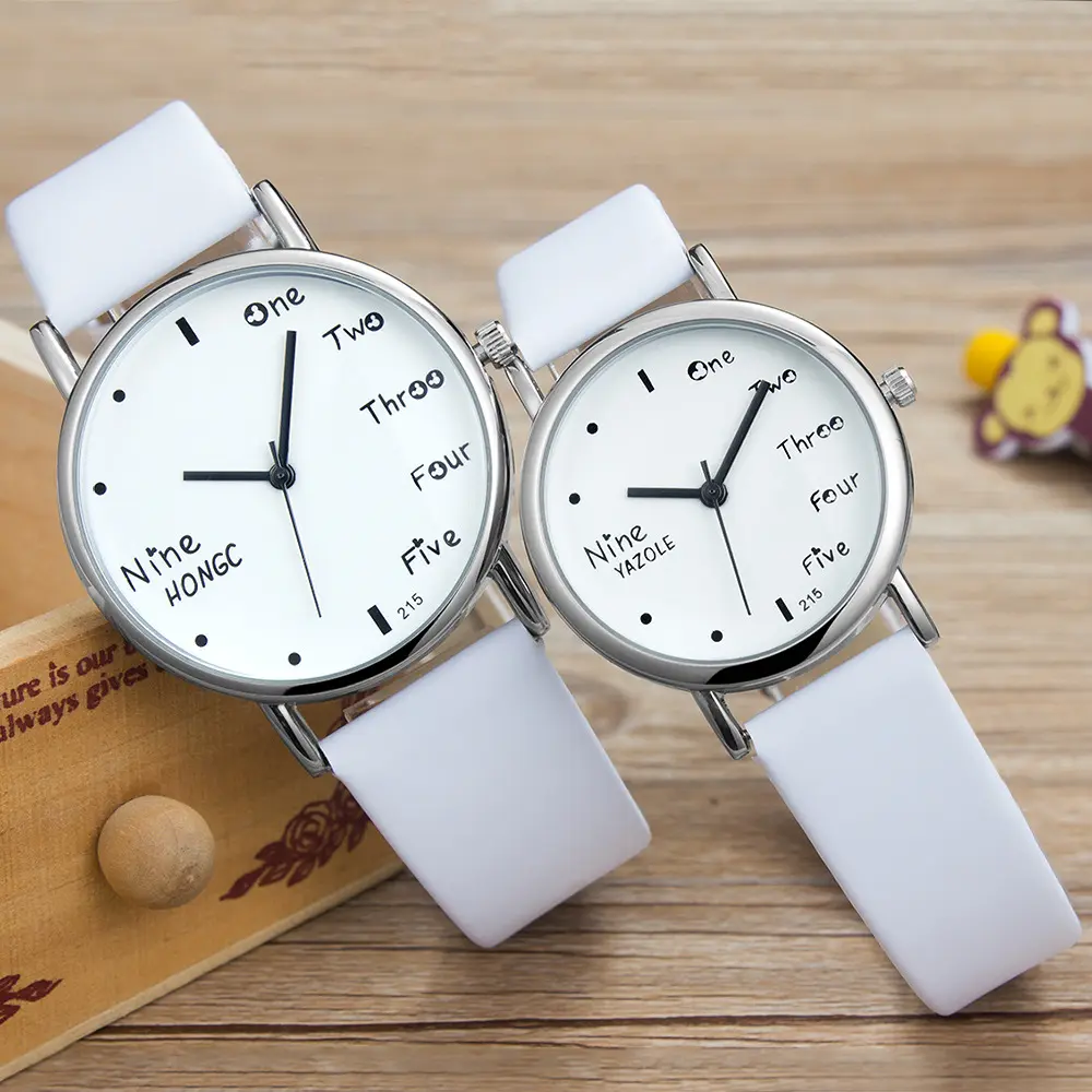 YAZOLE 250 Lovers 'Watch Damen Quarzuhren Mode Armbanduhr Leder armbänder Armbanduhr Einfache Designer Damen uhr