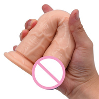 Dildo Erótico Realista Pene Grande de Gelatina Con Ventosa Fuerte Masajeador para Masturbación Femenina Estimulación del Punto G y Clítoris Juguetes Sexuales