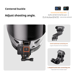 Soporte Universal para Cámara de Mentonera de Motocicleta Kewig, de Liberación Rápida, con Adhesivo Curvo 3M Resistente, para Cámaras de Acción <span class=keywords><strong>GoPro</strong></span> - Product Image 5