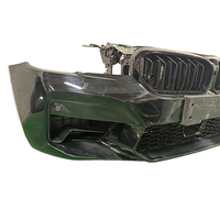 Conjunto Completo de Parachoques Delantero para BMW M5 F90 2018-2023 LHD, Parachoques Delantero Estilo M Original con Rejillas y Faros Antiniebla, Juego Completo