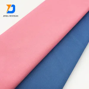 Jinda Custom 65 Polyester 35 Cotton TC 20*16 120*60 Twill 3/1Plainworkwear Cotton Twill Fabric