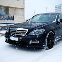 Ensemble de phares LED KGKB pour Mercedes-Benz Classe S W221 2006-2013, lentille de projecteur améliorée, feux de jour DRL, clignotants dynamiques, démarrage dynamique, Plug & Play