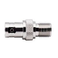 Connecteur coaxial RF haute performance en laiton massif, BNC femelle vers F femelle