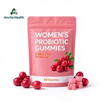 Gummies Probiotiques à la Canneberge pour Femmes : Soutien à la Santé Féminine, Digestive et Urinaire, Antioxydant