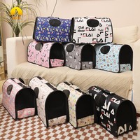 Sac à dos pour chat Pipitao, motif de dessin animé multicolore, sac de transport multifonctionnel en tissu Oxford, capacité de 20 livres, Zhejiang