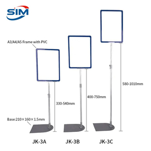 A4 Pop Áp phích giá nhãn chủ quảng cáo hiển thị dấu hiệu đứng nhựa khung Áp phích đứng cho siêu thị hiển thị - Product Image 3