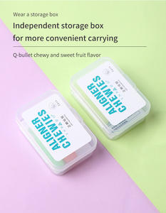 <span class=keywords><strong>Pegamento</strong></span> de mordida de <span class=keywords><strong>ortodoncia</strong></span> para corregir los dientes, forma de caramelo, sabor a fruta - Product Image 6