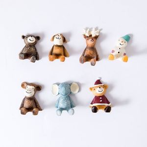 Crochets muraux en résine en forme d'animaux de dessin animé, porte-vêtements mural - Product Image 1