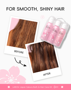 LAIKOU JAPAN SAKURA HAIR CONDITIONER 50ML ครีมบำรุงผมสูตรไลท์เทนนิ่งครีมนวดผมแบบไม่ต้องล้างออกสำหรับผมแห้งหยิก ซ่อมแซมผมให้เรียบลื่นเงางาม - Product Image 3