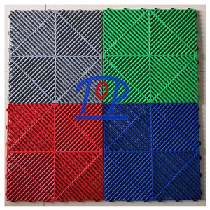 Carreaux de sol à emboîtement en plastique pour garage modulaire PP anti-dérapant - Product Image 4