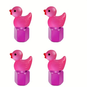 Tapas de válvula tipo cola de pato para neumáticos de coche, de aluminio, sin cámara, 525, tapa antipolvo plateada para sedanes, repuesto para reparación - Product Image 5
