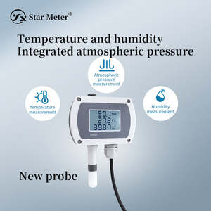 เซ็นเซอร์หน้าจอ LCD ติดผนังแบบปรับแต่งได้ ABS CWS29ติดตั้งได้บนรางเครื่องมือวัดความชื้นความดันบรรยากาศ - Product Image 4