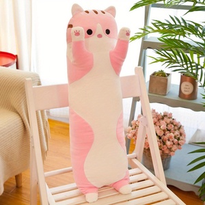 <span class=keywords><strong>Almohada</strong></span> de Felpa Gigante con Forma de Gato, Suave y Larga, para Niños y Novias, Fabricante de Peluches Kawaii - Product Image 2