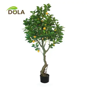 DOLA High Quality and Cheap Price Simulated Fruit Plant Plastic Tropical Artificial Lemon Tree