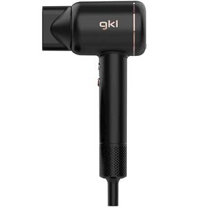 Asciugacapelli ionico professionale Gki 1600W nero con 3 impostazioni di velocità per un'asciugatura rapida - Product Image 2