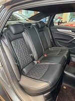 Housses de sièges de voiture électriques de luxe pour Audi/Volkswagen, surpiqûres diamantées de qualité supérieure