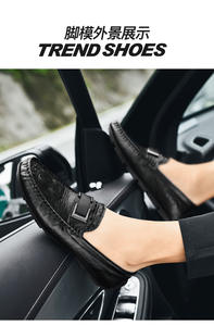 Vendita calda di scarpe in vera pelle da uomo Casual di grandi <span class=keywords><strong>dimensioni</strong></span> con motivo a <span class=keywords><strong>coccodrillo</strong></span> - Product Image 4