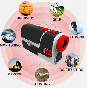 Telescópio laser de visão noturna com luz vermelha, ângulo de medição de escala de golfe localizador 6x - Product Image 6