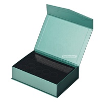 Boîte magnétique en carton mat biodégradable, faite à la main, emballage personnalisé de luxe pour les produits de beauté et de soins de la peau, avec insert
