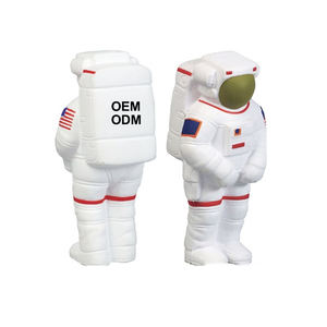 Balle anti-stress astronaute personnalisée en mousse PU Spaceman Figure imprimé Logo thème de l'espace soulagement de l'anxiété jouet inspiré Fidget Toy Vente en gros - Product Image 1