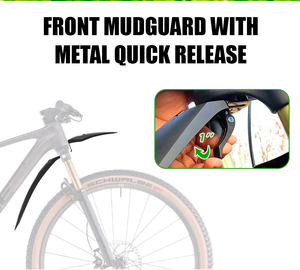 Guardabarros Delantero y Trasero de Liberación Rápida RBRL para Bicicletas de Montaña de 24, 26, <span class=keywords><strong>27.5</strong></span> y 29 Pulgadas, Guardabarros Universal para Bicicleta de Montaña - Product Image 3