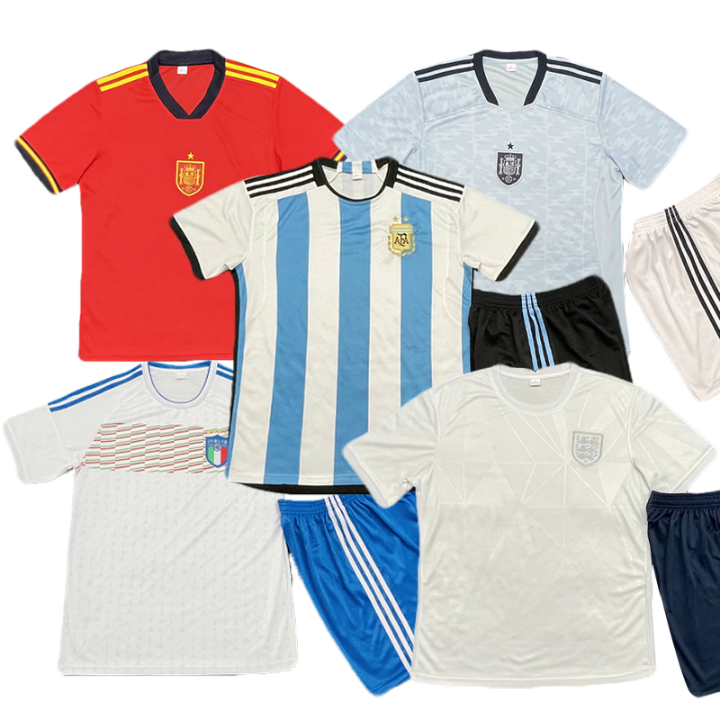 Футболки на заказ, мужские футболки с сублимационной печатью, Футбольная Одежда, Футбольная форма с комплектом спортивной одежды, оптовая продажа