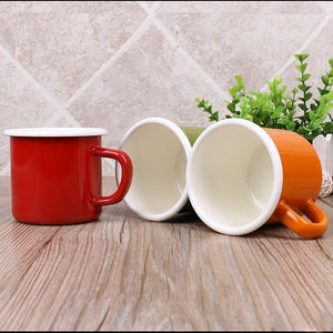 Tasse en émail Vintage personnalisé, avec impression de Logo, couleur, pour Camping, pièces - Product Image 4