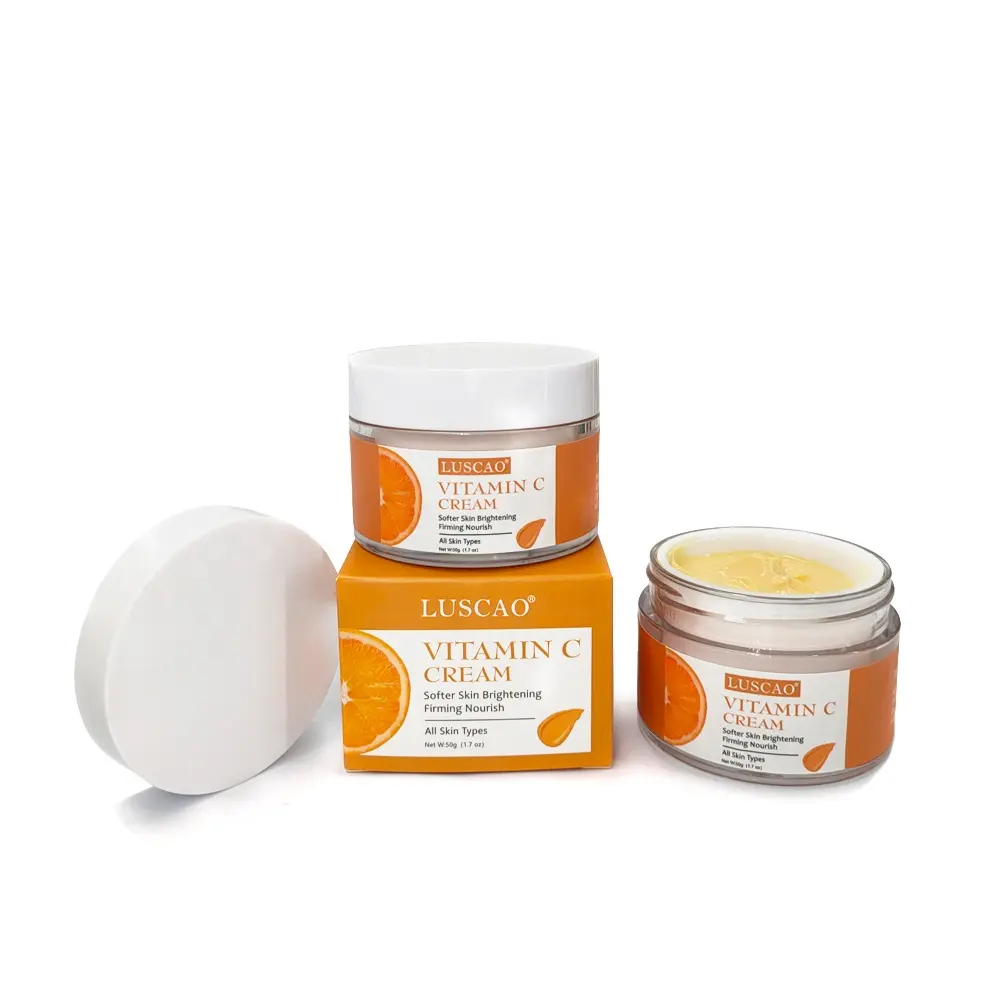 Haut aufhellung Glowing Moist urizer Aufhellende natürliche organische Gesicht Vitamin C Creme