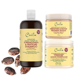 Shampoo e Balsamo Caitu Senza Solfati Rinforzante e Riparatore con Olio di Ricino Nero <span class=keywords><strong>Giamaicano</strong></span> - Product Image 6
