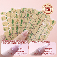 Offre Spéciale : Colle en poudre pour ongles, adhésif transparent double face, pour faux ongles à presser