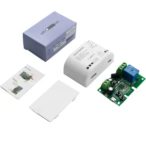 Zigbee Tuya Relay rumah pintar, untuk 2MQTT Gateway Hub,1CH modul saklar Motor, DC 12V 24V 32V 110V,1 saluran Radio RF Remote Control