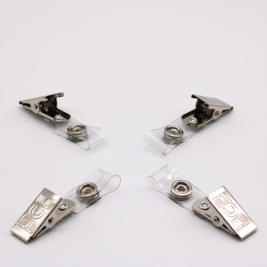 Accessoires pour lanières : Mousqueton <span class=keywords><strong>métallique</strong></span>, Clip Bulldog, Clip crocodile pour <span class=keywords><strong>fixation</strong></span> <span class=keywords><strong>de</strong></span> badge d'identification sur lanière - Product Image 4