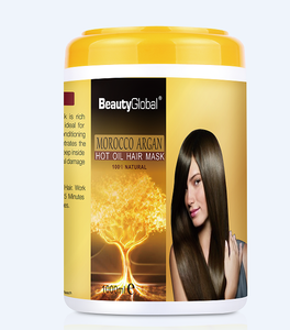 OEM Beauty Global Honig Knoblauch Aloe Vera Mandel Argan Heißes Öl Nähren Haar behandlung Deep Penetrate Haar faser Haarmaske - Product Image 6