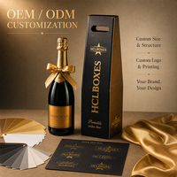 Boîtes cadeaux pour vin personnalisées en gros, boîtes en carton pour bouteilles de vin, impression UV, doublure personnalisée, logo personnalisé, fabricant