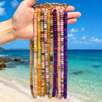 Collier en pierres naturelles pour femmes, collier long en cristal rose, bijoux bohèmes faits à la main, vente en gros