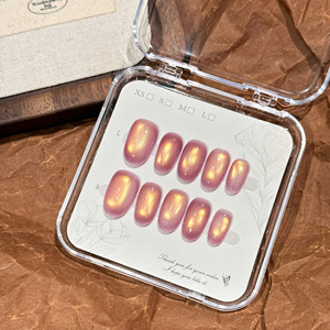 <span class=keywords><strong>Uñas</strong></span> <span class=keywords><strong>Postizas</strong></span> de Gel Ovaladas Brillantes con Efecto Ojo de Gato, Venta al por Mayor de Fábrica, <span class=keywords><strong>Uñas</strong></span> <span class=keywords><strong>Postizas</strong></span> de Gel Sólidas Coloridas para el Verano, para Uso Diario - Product Image 5