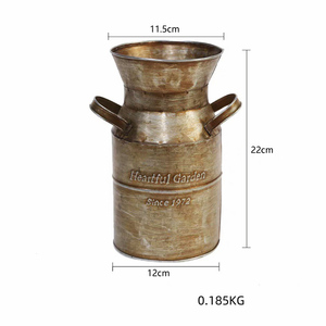 Seaux à lait en cuivre et seaux en étain <span class=keywords><strong>de</strong></span> style américain, et ensembles <span class=keywords><strong>de</strong></span> bassins décoratifs en métal pour terrasse, en gros à bas prix - Product Image 6