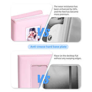 Álbum de fotos 2x6, tipo fotomatón, recargable, con tarjetas hechas a mano, para fiestas, bodas, <span class=keywords><strong>libro</strong></span> de visitas, <span class=keywords><strong>4</strong></span> cortes, sin ácido, estilo vintage, para fotos 2x6 - Product Image 4