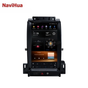 เครื่องเล่นดีวีดีติดรถยนต์ NAVIHUA จอแนวตั้ง วิทยุติดรถยนต์พร้อมระบบนำทาง GPS มัลติมีเดีย วิดีโอติดรถยนต์ สำหรับรถยนต์ฟอร์ด ทอรัส ปี 2010-2018 แบบเทสล่า - Product Image 4