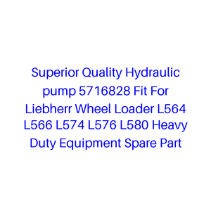 Pompe hydraulique de qualité supérieure 5716828 compatible avec les chargeuses sur pneus <span class=keywords><strong>Liebherr</strong></span> L564 <span class=keywords><strong>L566</strong></span> L574 L576 L580, pièce de rechange pour équipement lourd - Product Image 1