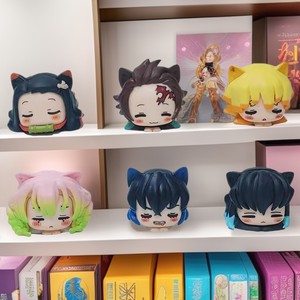 Lot de 6 figurines miniatures Demon Kimetsu de 6 cm, série Kamado <span class=keywords><strong>Nezuko</strong></span>, en PVC, figurines d'anime, jouets de jeu Gachapon, prix de jeu, jouets pour boîte surprise - Product Image 1