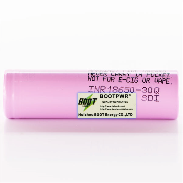 100% Original INR18650 30Q 18650 3000mAh Rechargeable 3.6V 15A Lithium Li-ion Battery Cell for E-bike Electric Tool
