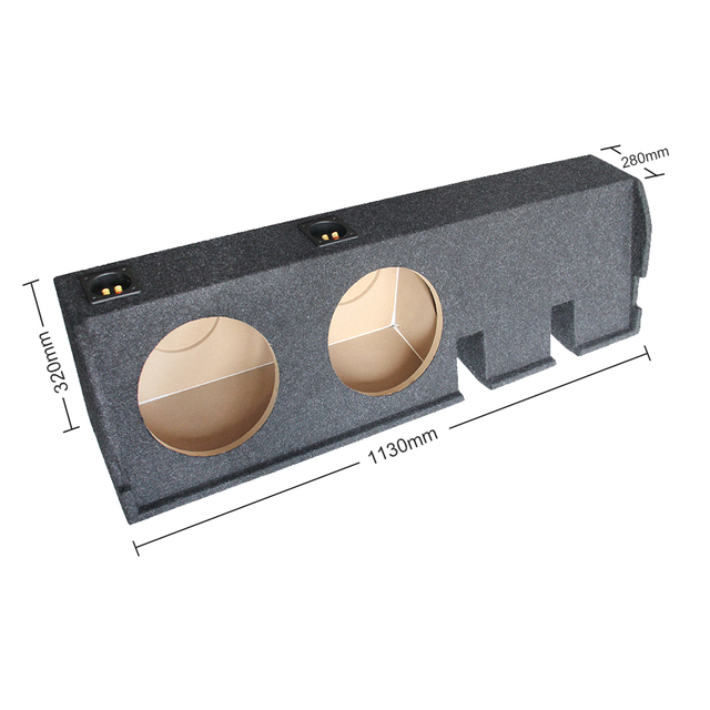 HIGH Quality Fits 1997 to 2003 Ford 10 Inch Dual sealed Subwoofer Enclosure Wooden Car Empty Subwoofer Box